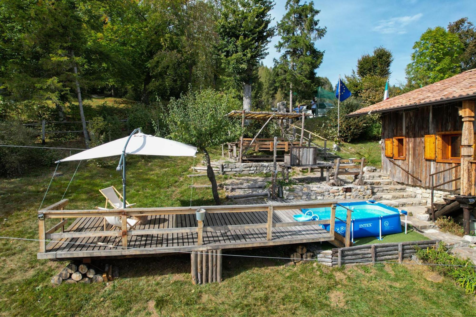 Chalet "Baita Cavacca" Crone Exterior foto